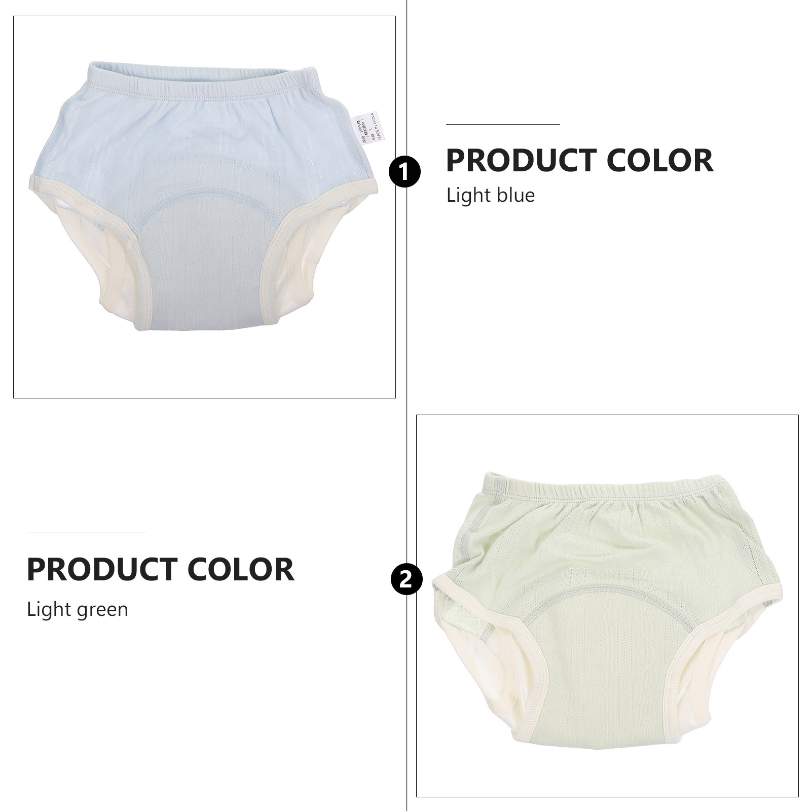 2pcs Cotton Potty Training Pan - Toddler Training Pants Leak Proof 评论和价格