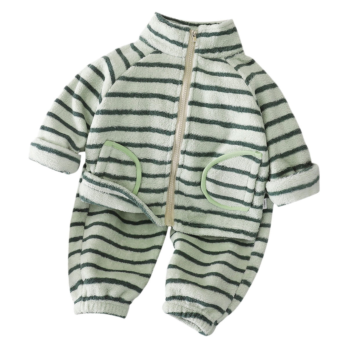 Toddler Winter Striped Coral F - Toddler Boy Winter Fleece Jacket 评论和价格
