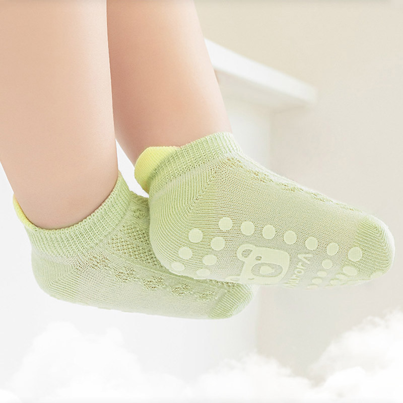 5 Pairs Kids Non-Slip Socks Cu - Unisex Baby Socks Non Slip 评论和价格