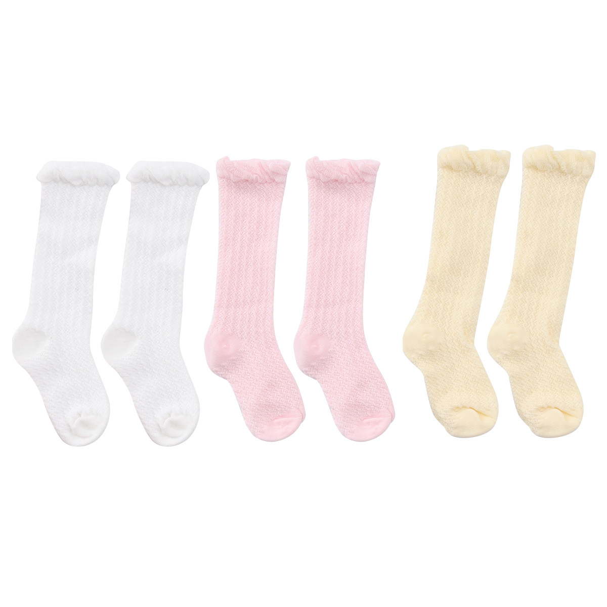 3Pairs Summer Anti-Mosquito Ba - Unisex Baby Socks Non Slip 评论和价格
