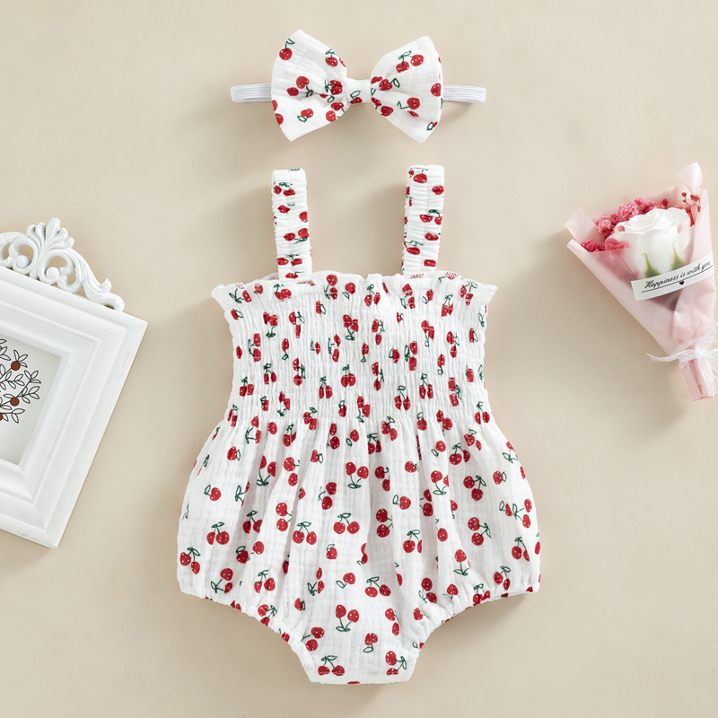 Tregren Baby Girls Rompers Sum - Baby Summer Linen Sleeveless Jumpsuit 评论和价格