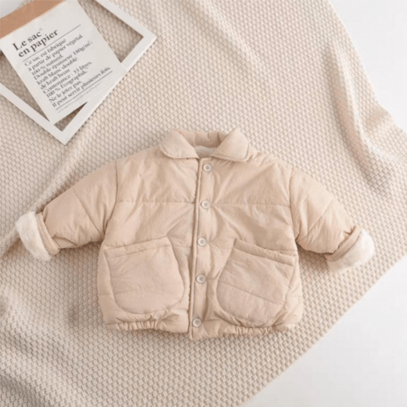 Baby Girl Boy Fleece Inside Ja - Toddler Boy Winter Fleece Jacket 评论和价格