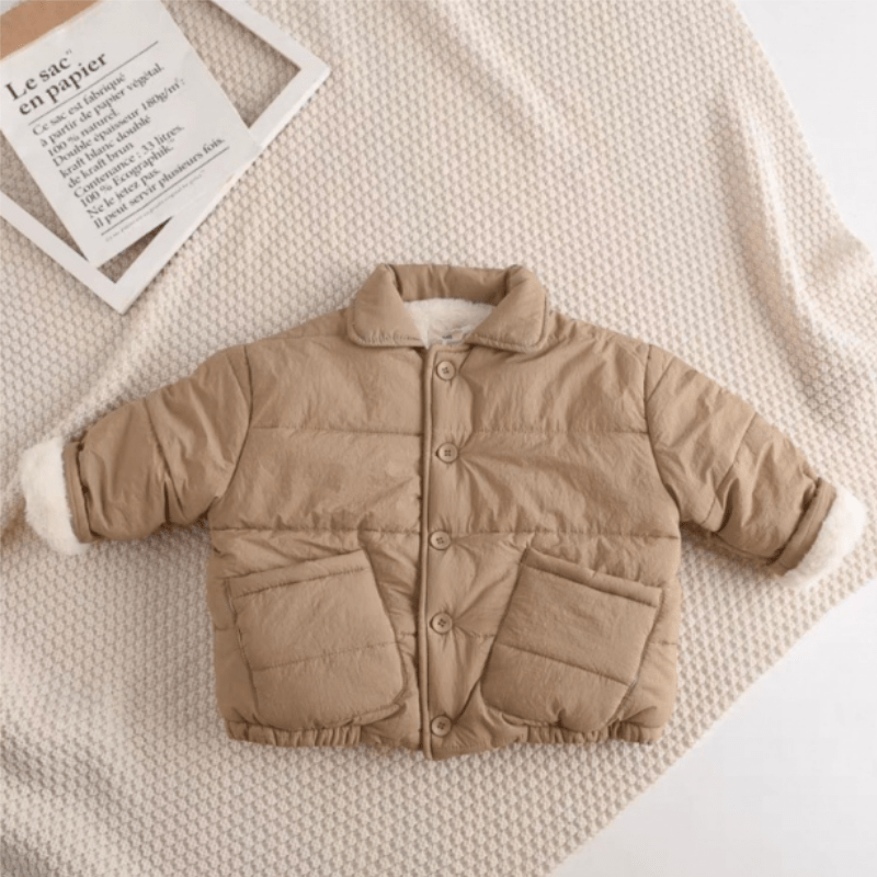 Baby Girl Boy Fleece Inside Ja - Toddler Boy Winter Fleece Jacket 评论和价格
