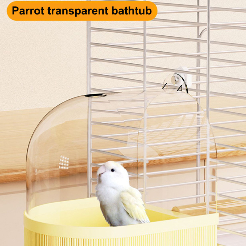 Parrot transparent bathtub. It - Feeding 评论和价格