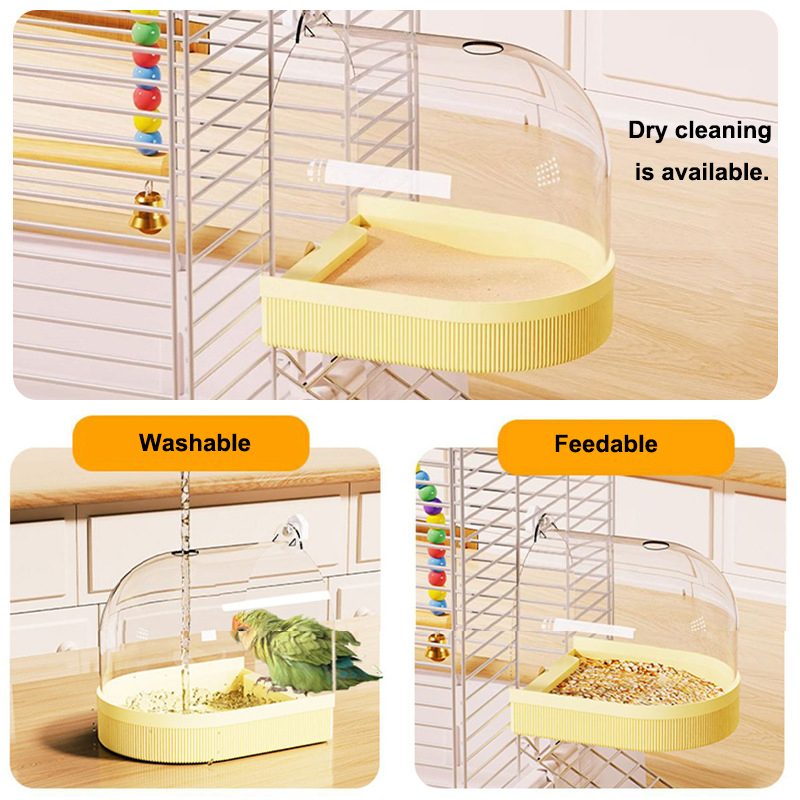 Parrot transparent bathtub. It - Feeding 评论和价格