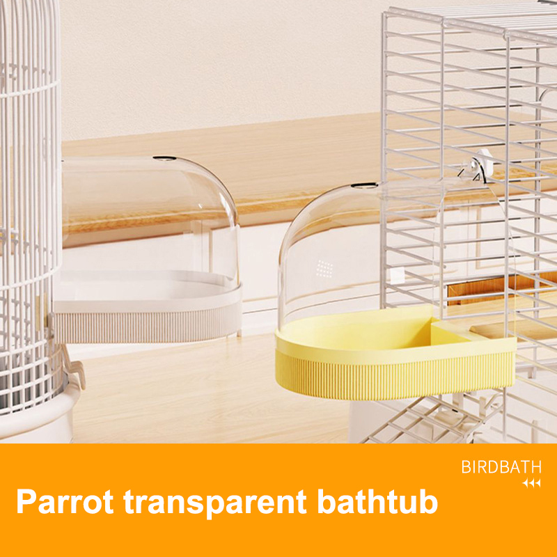 Parrot transparent bathtub. It - Feeding 评论和价格